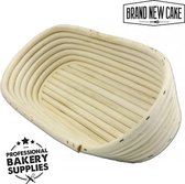 BrandNewCake® Rijsmandje Riet Ovaal 1000g (33x13,5cm) - Banneton voor Deeg Rijzen en Brood Bakken