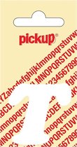 Pickup plakletter CooperBlack 40 mm - wit T