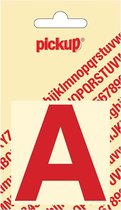 Pickup plakletter Helvetica 60 mm - rood A