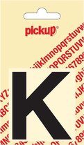 Pickup plakletter Helvetica 60 mm - zwart K
