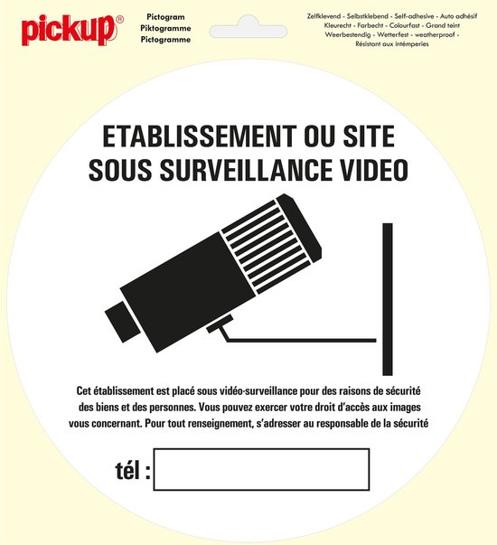 belasting Voorschrijven Vlek Pickup Pictogram rond diameter 20 cm - sous surveillance | bol.com