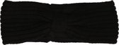 Bandeau d'hiver tricoté noir avec nœud pour dames / femmes - Bandeaux cheuveux/ bandeaux - Bande chauffante d'oreille douce