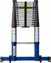 Telescoopladder - 4,8 meter - Stabilisatievoet - Soft Closing - 12,8 kg