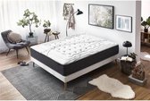 BOBOCHIC CARESSE matras 160x200 cm - 28 cm - vormgeheugen - veren - antimijten en antibacteriën