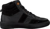 Omoda 63263 Hoge sneakers - Leren Sneaker - Jongens - Zwart - Maat 40