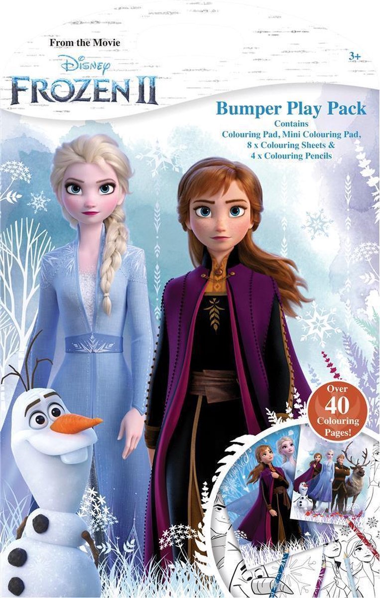 Disney Frozen 2 II delig kleurblaadjes set met kleurtjes Elsa Anna