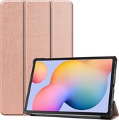 iMoshion Tablet Hoes Geschikt voor Samsung Galaxy Tab S6 Lite (2022) / Tab S6 Lite - iMoshion Trifold Bookcase - Roze / Rose goud