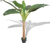 Kunst bananenboom plant Inclusief Pot - 150 cm - Groen