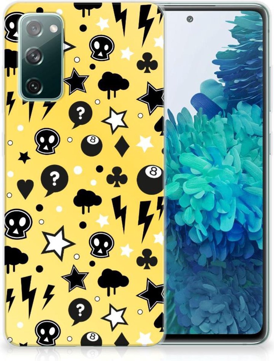 Silicone Back Case Samsung Galaxy S20 FE Punk Geel