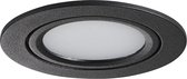 Ledmatters - Inbouwspot Zwart - Dimbaar - 5 watt - 510 Lumen - 2700 Kelvin - Warm wit licht - IP44 Badkamerverlichting