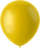 Folat - ballonnen Tuscan Yellow Mat 33 cm - 50 stuks