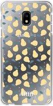 6F hoesje - geschikt voor Samsung Galaxy J3 (2017) -  Transparant TPU Case - Pears #ffffff