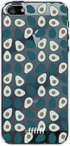 6F hoesje - geschikt voor iPhone SE (2016) -  Transparant TPU Case - Avocado's #ffffff