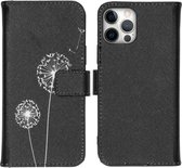 iMoshion Design Softcase Book Case iPhone 12, iPhone 12 Pro hoesje - Dandelion
