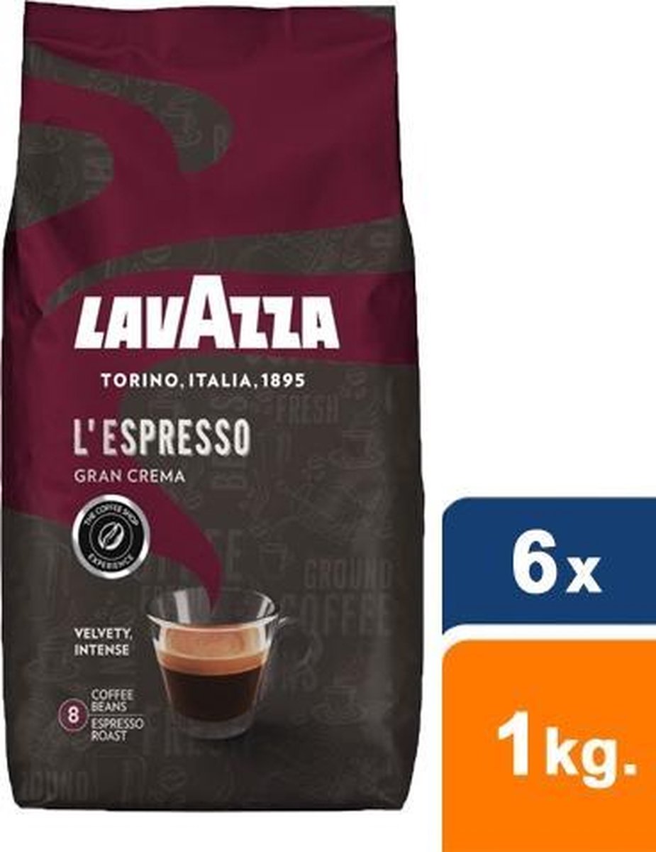 weten Dertig Schuldig Lavazza Espresso - Espresso Barista Gran Crema – Koffiebonen – 6 x 1kg |  bol.com