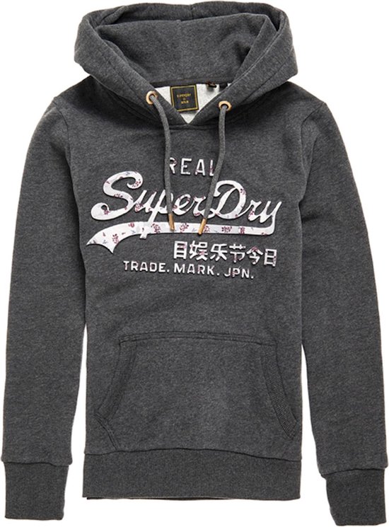 Superdry Dames Trui Vintage Logo Infill hoodie | bol.com