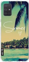 Casetastic Samsung Galaxy A71 (2020) Hoesje - Softcover Hoesje met Design - Summer Love Print