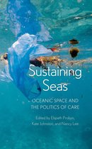 De kaft toont plastic afval in het water, met de titel "Sustaining Seas".