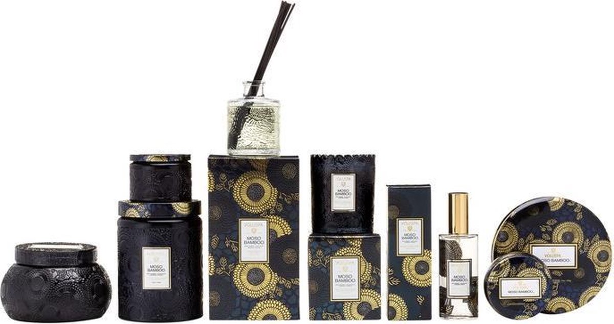 Voluspa Geurkaars Japonica Collection Moso Bamboo 3 Wick Tin Candle 340gr