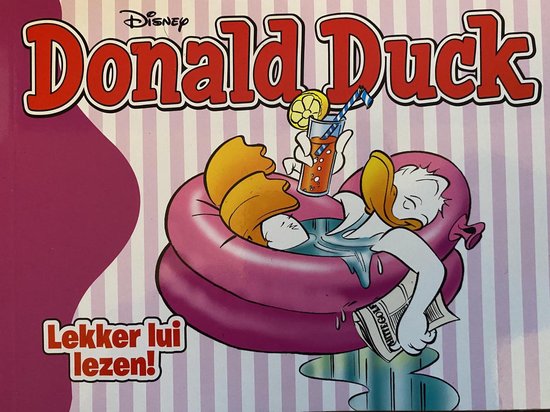 Donald Duck Lekker lui lezen ! (oblong stripboek), Disney