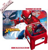 Marvel Spiderman Vloermat & Kruk - Combideal