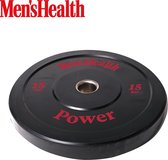 Men's Health Bumper Plates 15 kg - Crossfit - Oefeningen - Fitness gemakkelijk thuis - Fitnessaccessoire