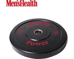 Men's Health Bumper Plates 15 kg - Crossfit - Oefeningen - Fitness gemakkelijk thuis - Fitnessaccessoire