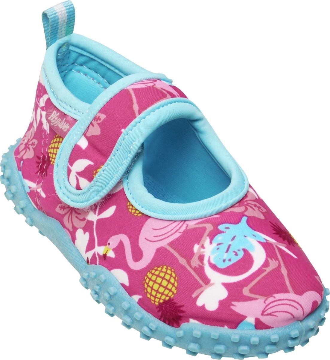 Playshoes waterschoentjes fuchsia aqua flamingo