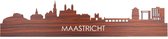 Skyline Maastricht Palissander hout - 100 cm - Woondecoratie - Wanddecoratie - Meer steden beschikbaar - Woonkamer idee - City Art - Steden kunst - Cadeau voor hem - Cadeau voor haar - Jubileum - Trouwerij - WoodWideCities