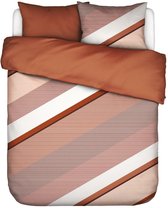 ESSENZA Robbin Dekbedovertrek Caramel - Tweepersoons – 200x220 cm + 2 kussenslopen 60x70 cm