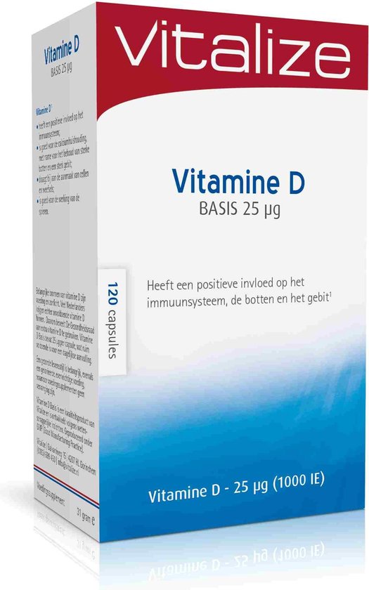 bol.com | Vitalize Vitamine D Forte 75mcg 120 Capsules