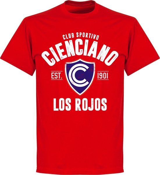 Club Sportivo Cienciano Established T-Shirt - Red - 3XL