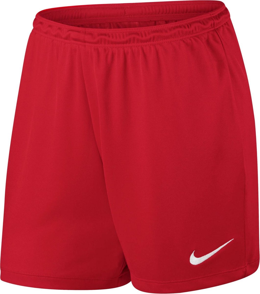 Nike Dry Team Park II Sportbroek - Maat XS  - Vrouwen - rood/wit
