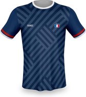 Frankrijk thuis fan voetbalshirt '20 maat S
