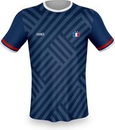 Frankrijk thuis fan voetbalshirt '20 maat 152