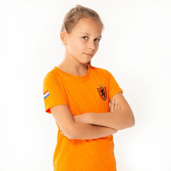 Oranje meisjes voetbaltenue - holland tenue - shirt/broek/sokken –  leeuwinnen | bol.com