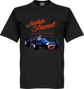 Jackie Stewart Monaco T-Shirt - Zwart - 3XL