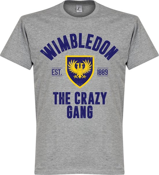 Wimbledon Established T-Shirt - Grijs - S