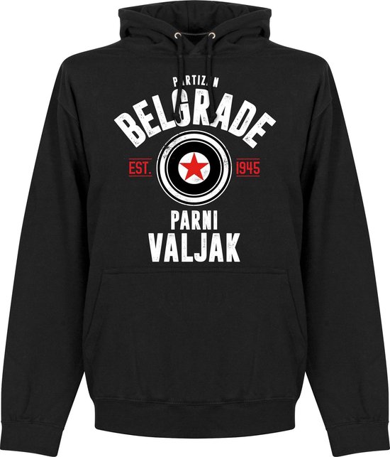 Partizan Belgrado Established Hoodie - Zwart - XXL