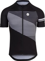 AGU Striped Cycling Shirt Essential Chemise de cyclisme pour hommes - Taille L - Noir