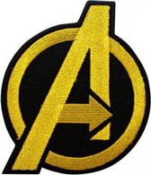 Geborduurde Gouden Patch Embleem Met Klittenband - Avengers Agents of Shield
