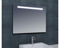 Badkamerspiegel Tigris 140x80cm Geintegreerde LED Verlichting Lichtschakelaar