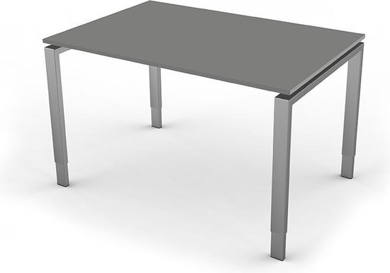 Kerkmann - Eettafel Beta - 120cm grijs - hoogte verstelbaar