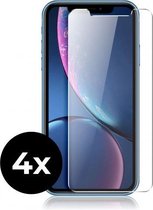 4x Tempered Glass screenprotector - iPhone XR