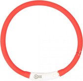 Verlichte light halsband rood 70cm