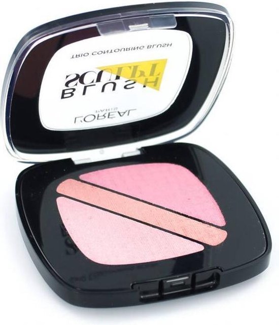 L'Oréal Blush Sculpt Trio Contouring Blush - 201 Soft Rosy | bol