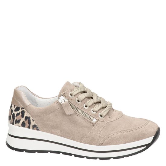 Nelson dames sneaker - Taupe - Maat 37 | bol.com