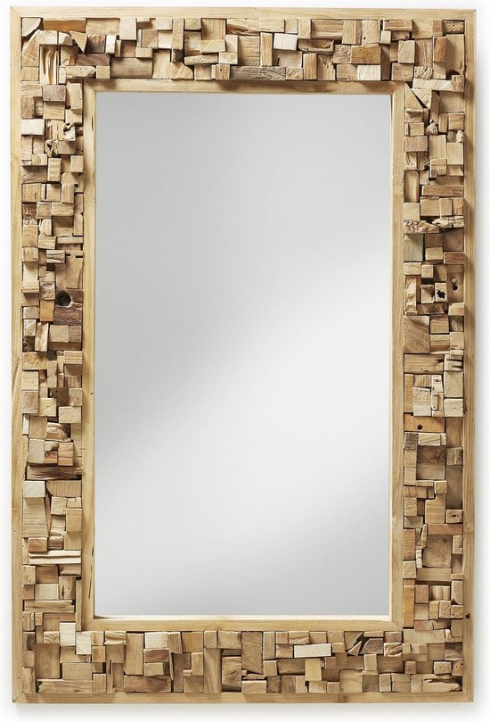 Doe mee Oppervlakkig Berri Kave Home - Mandalay spiegel 80 x 120 cm | bol.com