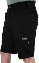 STØRVIK Ron Ripstop Korte Werkbroek Heren - Ademend Werkshort - Lichtgewicht Werkbermuda - Werk Short - Maat XS - Zwart