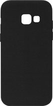 ADEL Siliconen Back Cover Softcase Hoesje Geschikt voor Samsung Galaxy A3 (2017) - Zwart